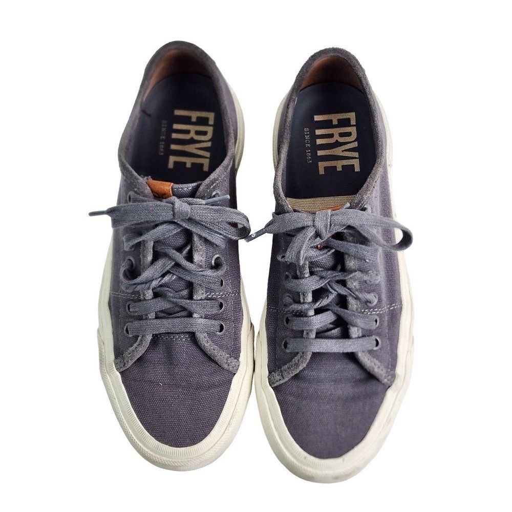 Frye Ludlow Low Mens Size 8 Medium Sneakers in Grey